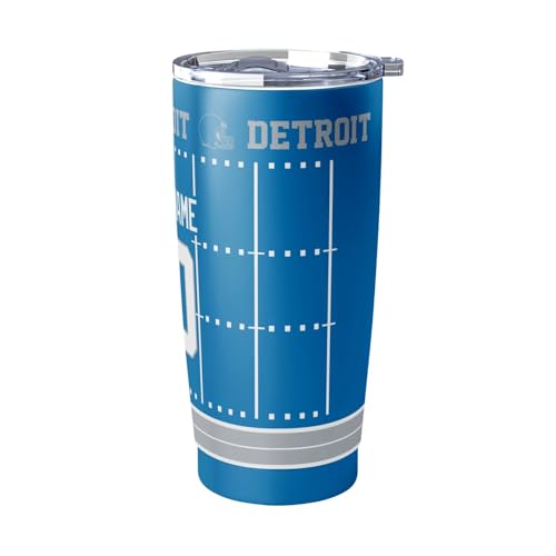 Image of ANTKING Detroit Tumbler 20 oz Travel Coffee Cup for Men Women Boy Custom Name Number Gifts