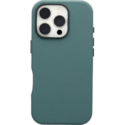 Image of OtterBox iPhone 16 Pro Symmetry Series Cactus Leather for MagSafe - Sagebrush Green - Ultra-Thin, Sleek iPhone Case, Premium iPhone Case, MagSafe Compatible