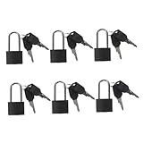 TOPPERFUN 6 Sätze Mini Vorhängeschlösser mit Schlüsseln Sicherheitsschloss für...