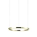 Produktbild s.LUCE Ring S LED-Hängeleuchte Ø 40cm Goldfarben Dimmbar LED-Ringleuchte LED-Ringlampe LED-Hängelampe Ring-Pendelleuchte Deckenlampe Wohnzimmer Design modern