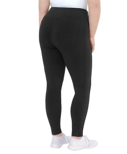 Mondetta Women's High Rise Ribbed Panel Legging2