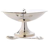 Holyart Naveta con cucharilla latón Plateado