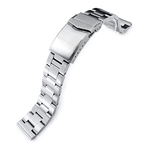 Bracelet de montre 19 mm MiLTAT Super-O Boyer fermoir V acier inox
