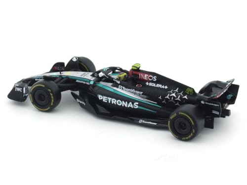 Image of Bburago 1:43 Ferrari SF24 F1 Diecast Car Model - Charles Leclerc Edition, Detailed Formula 1 Replica, Collectible for F1 Fans and Car Enthusiasts