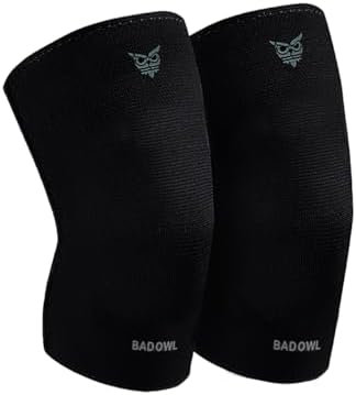 BADOWL Flexa Knee Cap for Men and Women | All-Day Comfort Compression Sleeve for Joint Support, Running, Gym, Sports, Injury