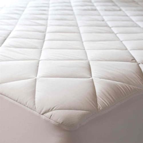 King Quilted Mattress Protector Extra Deep Pocket Fitted Hypoallergenic Hotel Quality Super Soft Brushed Fabric