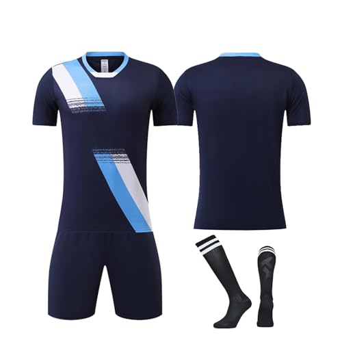 Generico 3 Pezzi Maglie di Calcio Personalizzate Complete con...