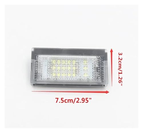 Luz de matrícula LED para BMW E46 Touring de 1998 a 2005 sin errores 2