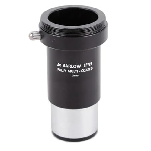 Oculaire Barlow 3X en métal robuste avec filetage M42 pour astrophotographie