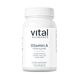 Vital Nutrients Vitamin A 7500mcg RAE - Vitamin A Supplement for Immune Function, Vision, Skin, and Cellular Health - Gluten, Dairy, Soy Free - Non-GMO - 100 Capsules