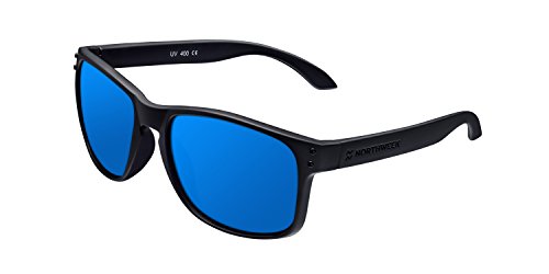 Northweek Bold Jibe - Gafas de Sol para Hombre y Mujer, Polarizadas, Negro/Azul