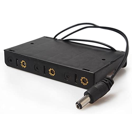 Argerrant 20 STKS 6 AA Batterij Houder Plastic Container Batterij Opbergdoos AA Met DC Plug 5,5 * 2,1 mm Verlenglijn 150… - Afbeelding 4