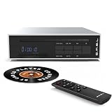 SMSL PL20 Lettore CD HiFi per la Casa, Lettore USB CD Ripper, Argento