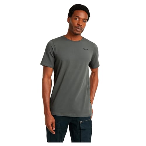 G-Star Homme T-Shirt Slim Base, Gris (gs grey D19070-C723-1260), XXL G-Star Homme T-Shirt Slim Base, Gris (gs grey D19070-C723-1260), XXL