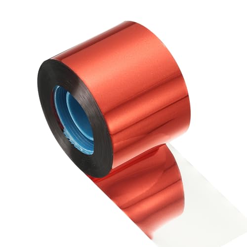 QUARKZMAN Cinta para Ahuyentar Pájaros, 328 Pies X 1.89 Pulgadas Cinta Reflectante Pet Cinta Adhesiva Cinta Laser Floral Repelente para Mantener Alejadas A Las Aves para Jardín, Rojo