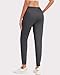 Rolimaka 4 Pack Women’s Jogger with Pockets Lightweight Sweatpants Quick Dry Yoga Lounge Pants for Travel Workout Gym Running Set A Black Grey Pink XL