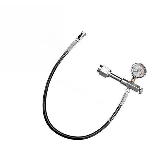 RICKYZHU SCBA Paintball Fill Station HPA PCP Charging Adaptor Microbore Hose CGA347 Handy