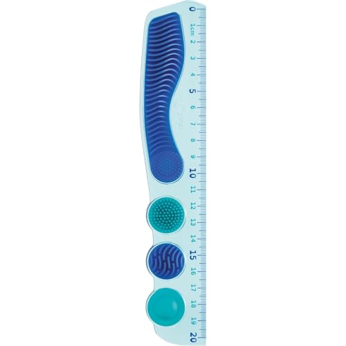 Image of Maped -4-piece set Kidy Learn Concentration - Ruler - Pencil sharpeners - Eraser - Graphite relaxing tip - Sensory stimulation - improve concentration - recommended by teachers
