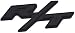 Aimoll 1pcs R/T RT Side Fender Trunk Hatch Deck Lid Boot Emblem Badge Sticker Replacement for Challenger Charger Ram 1500 Grand Cherokee (Matte Black)
