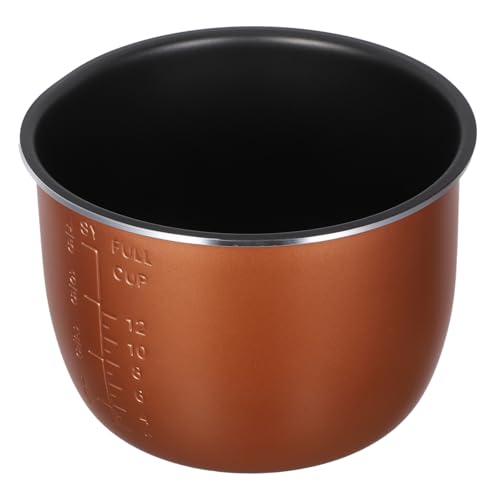 WEKADRIN Repuesto Olla Arrocera de Aleación de Aluminio Cubeta Interior Resistente para Olla Eléctrica Fácil de Limpiar y Compatible con Múltiples