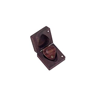 Alnicov Boîte à médiators en bois en forme de cœur avec 1 médiator en bois, marron - Les Beatles, Paul McCartney, John Lennon, RIngo Starr, George Harrison Alnicov Boîte à médiators en bois en forme de cœur avec 1 médiator en bois, marron – Image 3