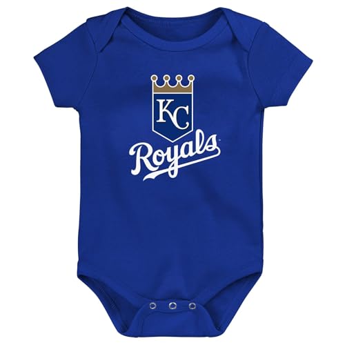 Image of Outerstuff MLB Newborn & Infants 0-24 Months Official Primary Logo Creeper Bodysuit Romper