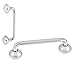 PiercingPoint G23 Grade Titanium 14G (1.6MM) 12MM Length Surface Piercing Bar with Rugby Ball