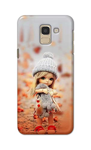 Image of PRINTFIDAA Doll Cute Girl Amazing Beauty Little Kid Child Playing Hard Back Cover for Samsung Galaxy J6 (2018) (5.6 inch) / Samsung On 6 (2018), J600F / DS Back Cover -(P6) KAT1001