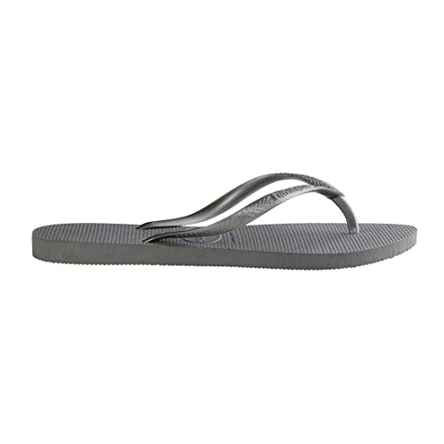 Havaianas Sandália feminina fina, Aço cinza, 7-8