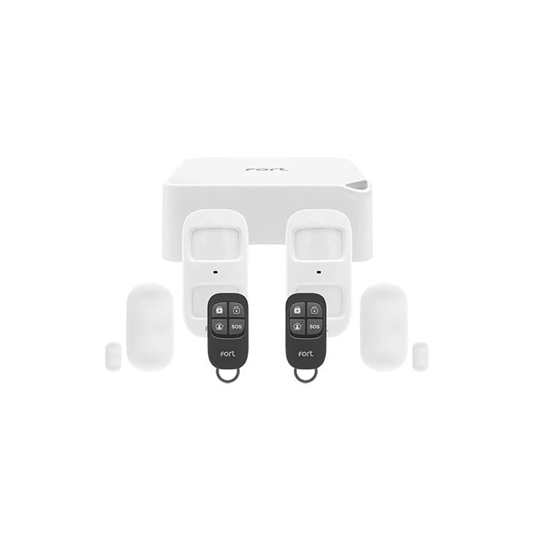 Fort ESP Fort Smart Alarm Kit 6 ECSPK6 enthält 1 x Smart Hub, 2 x Pet PIR, 2 x Tür-/Fensterkontakt und 2 x Fernbedienung
