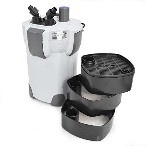 MGidea Esterno SunSun Acquario Pesci HW-402B 3 stadi 1000L/h UVC 9W Materiale filtrante