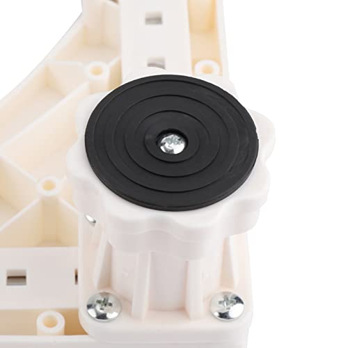 Adjustable Washing Machine Base Stand Multi-functional Heavy Duty Telescopic Furniture Roller Trolley Pedestal Base Laundry Washer Bracket for Dryer, Air Conditioner, Refrigerator(4 Feet)