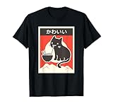 kawaii cute cat | t-shirt ramen maglietta