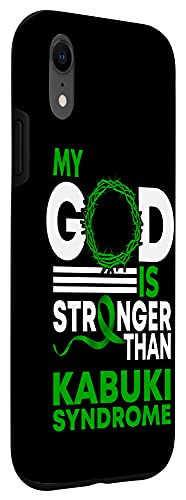 Iphone Xr My God Is Stronger Than Kabuki Syndrome Awareness Ribbon Case #TOP2