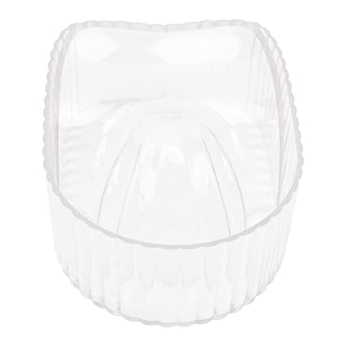 Cuenco para remojar uñas acrílico transparente miniatura 6