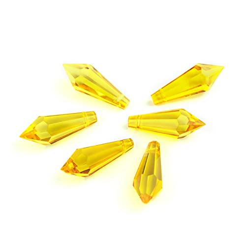 LAnGSHAW 38mm/63mm/76mm K9 Chandelador de cristal pingentes de prismas Corte multicolor e gotas de Í