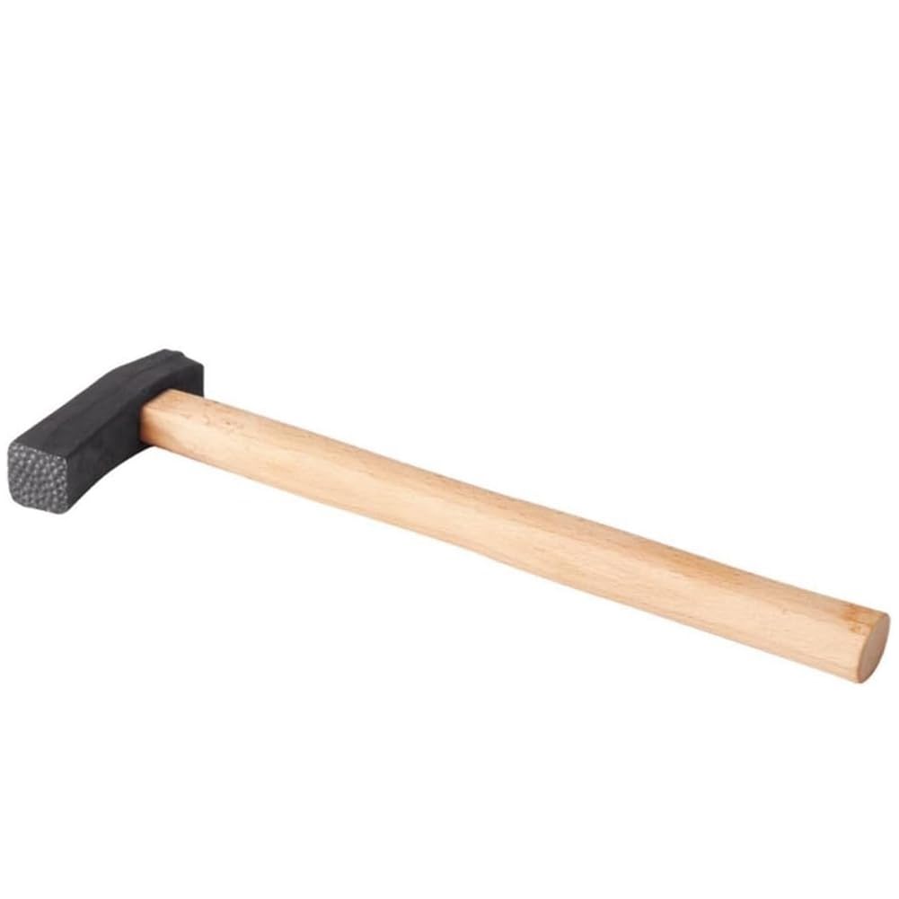 Martillo para texturizar joyería No.3 con cabeza cuadrada y mango de madera para orfebres