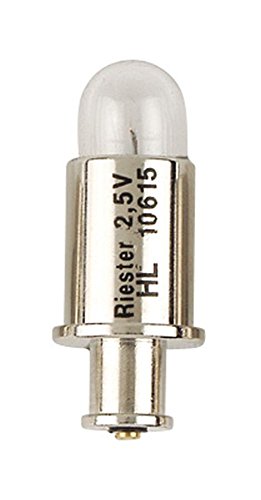 Riester 10615 Bombillas HL 2,5 V, para el retinoscopio ri-scope lmpara de raya, envase de 6 unidades