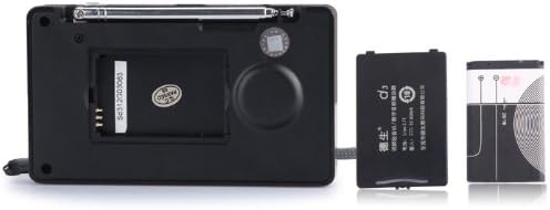 Miniatura 6 de Tecsun Radio FM recargable D3 con ETM, reproductor de MP3 con ranura para tarjeta micro SD integrada y altavoz portátil de alta fidelidad con graves