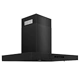 ZLINE 36' Convertible Vent Wall Mount Range Hood in Black Stainless Steel (BSKEN-36)