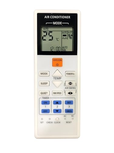 Image of Upix AC Remote No. 157B (No Backlight), Compatible /Replacement for Panasonic AC Remote Control (Exactly Same Remote Will Only Work)