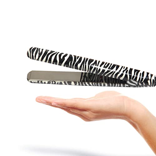 Mini Flat Iron, 2 in 1 Straightens & Curls Small Hair Straightener, 3/4 Inch Travel Flat Iron for Short Hair