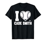 I Heart Cade Smith Prospect Baseball Fan Gear T-Shirt