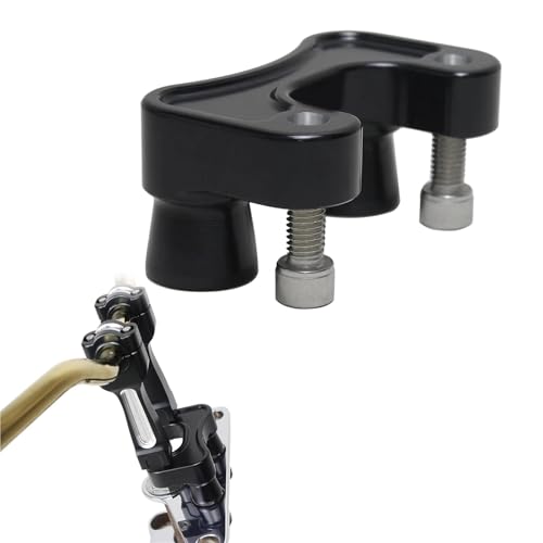 2 3/8 "schwarz Lenker Riser Adapter Für Harley Touring Street Glide Road Ultra