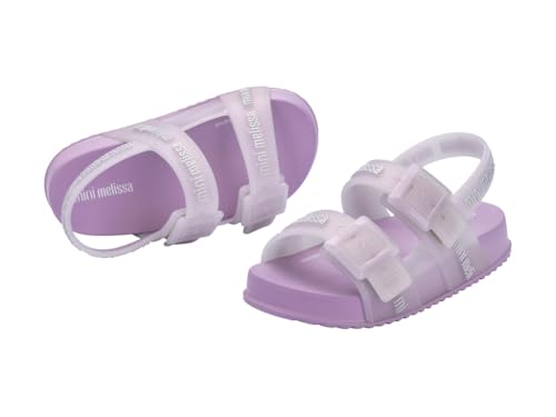 Image of mini melissa Cozy Jelly Sandals for Toddlers & Little Kids - Summer Sandal w /Adjustable Back Strap, Jelly Shoes for Girls & Boys