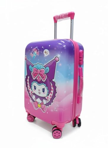 Image of ADSON Abs Kids Trolley 360 Rotating Luggage 360 Wheels Non-Breakable Exclusive Edition 20 Inch Kids Hardsided Suitcase with 4 Wheels, 360 Wheel Travel Trolley Bag