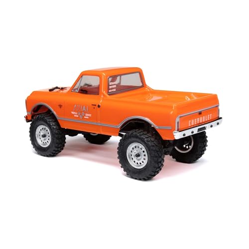 Axial RC Truck 1/24 SCX24 1967 Chevrolet C10 4WD Truck RTR (Comes with Everything Needed to Work), Orange, AXI000001V2T3 - Image 8