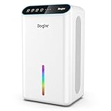 Dehumidifiers, Dehumidifier for Home (85 OZ, 800 sq.ft) Quiet Small Dehumidifier for Bedroom Bathroom Basement with Drain Hose, 3 Gear Timer, Sleep Mode, Auto Shut Off, 7 Color Ambient Light