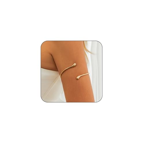 Minimalist Arm Cuff for Women Gold Arm Cuff Upper Arm Cuff Bracelet Dainty Layered Arm Bangle Armband Armlet Silver Arm Cuff Trend Arm Cuff Jewelry for Women