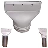 Adaptateur Tuyau Climatiseur Mobile 13/15 cm – Raccord Plat Fenêtre, Embout Évacuation Cli...